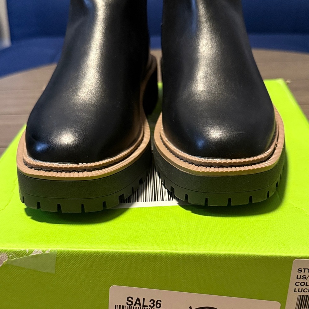 Sam Edelman Black Laguna Chelsea Ankle Boots size 5 Youth girl - Picture 5 of 11